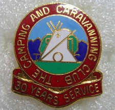 The Camping & Caravanning Club 30 Years Service Badge