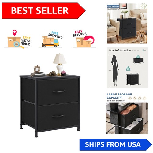 Stylish bedside table with - bedside,