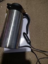 12V 750ml Stainless Steel Electric Kettle Pot Car Portable Water Heater Bottle