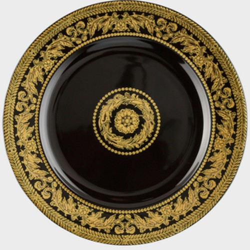 Versace gold baroque plate - versace,