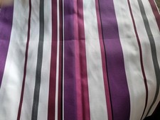 Pink purple stripe curtains - pink,