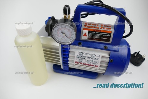 Refrigerant rotary vacuum pump - rotary,