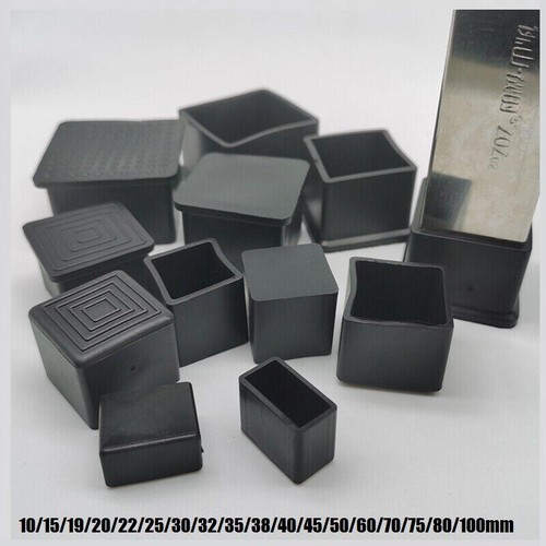 Square rubber chair ferrules - chair,