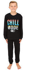Boys Chill Mode ON Cotton Gaming Long Pyjamas 9 to 16 Years 