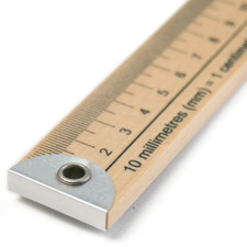 Wooden Metre Ruler / Stick