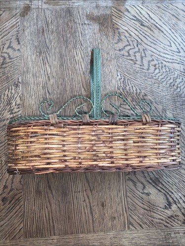 Rattan wine basket woven - rattan,