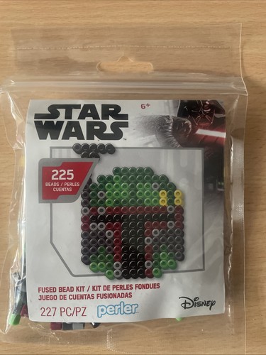 Perler star wars - star, fused
