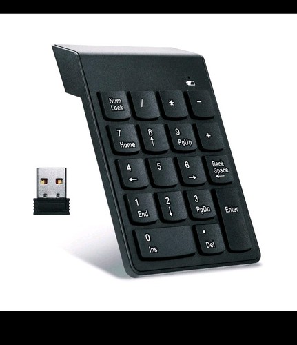 Numeric keypad with keys - keypad,