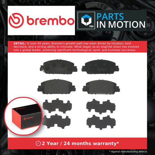 Brake pads set fits - set, honda