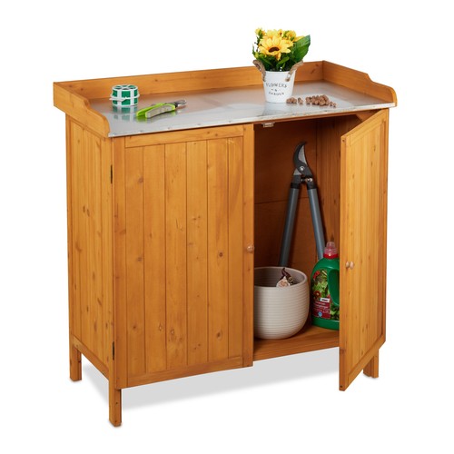 Potting bench planting - potting,
