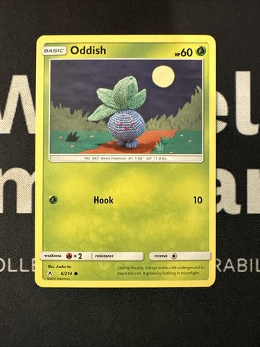 Pokemon oddish 214 - 6/214,