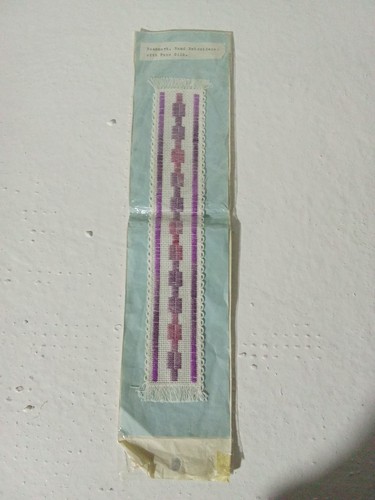 Hand embroidered bookmark with - bookmark,