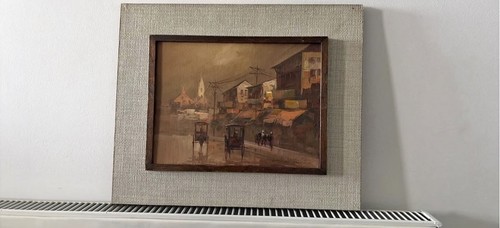 Oil painting canvas - oil,