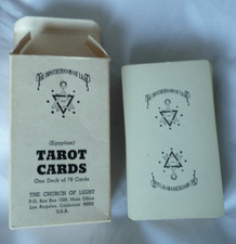 Brotherhood of Light Egyptian Tarot Cards. Vintage set, complete.