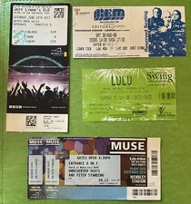 Muse Lulu Rem Jeff Lynne Ticket Stub 