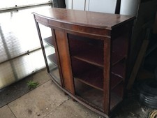 10181 MAHOGANY DISPLAY CABINET