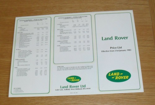 Land rover price - rover,