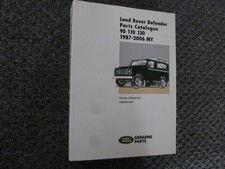2000 Land Rover Defender 90 110 130 4x4 & Truck Parts Catalog Manual