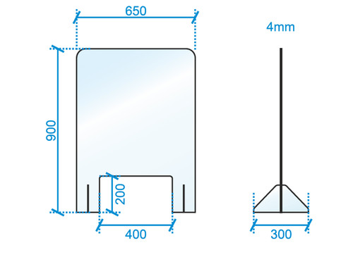 Protective sneeze screen clear - sneeze,