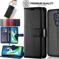 For Motorola Moto G9 Play / Plus / Power  Flip Leather Wallet Stand Case Cover