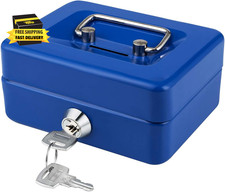Mini Cash Box with Lock and