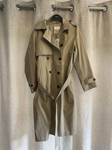 Women beige trench coat - women's,