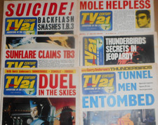 TV CENTURY 21 COMICS THUNDERBIRDS, DALEKS , FIREBALL XL5, MUNSTERS, GET SMART.