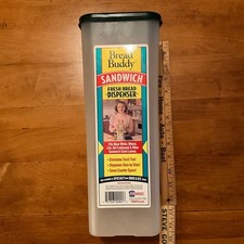 Vintage Buddeez Bread Buddy Sandwich Fresh Dispenser Container Camping Supplies