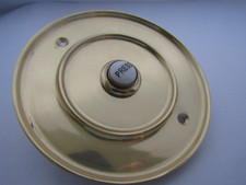 Solid brass door bell - brass,