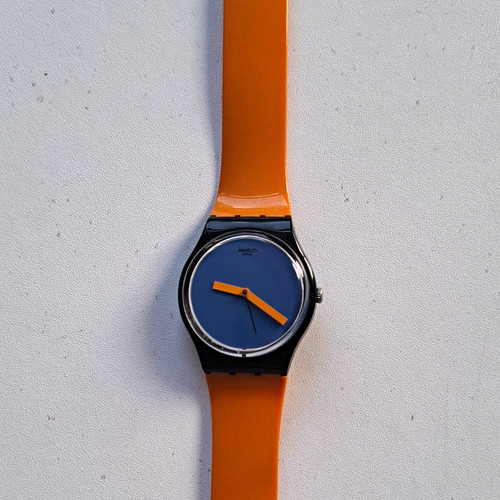 Swatch gent orange petrol - "orange, petrol"
