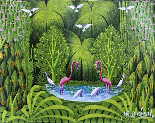 8x10 haitian art painting - 8x10,