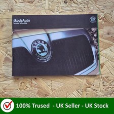 Skoda Service History Blank