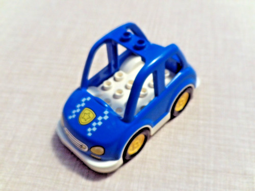 Lego duplo police car - duplo, car,