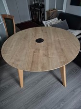Solid Oak  Round Table 120 cm