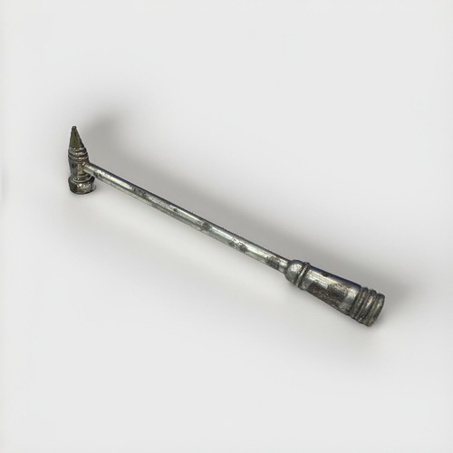Ice hammer pick silver plated - ice,