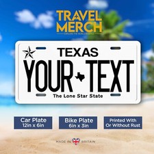 Texas white personalised - white,