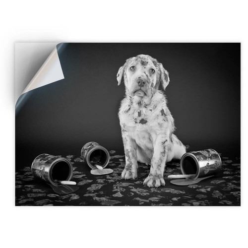 Vinyl sticker bw - x,