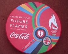COCA COLA FUTURE FLAME LONDON 2012 OLYMPICS TORCH RELAY  BEAT DRUM