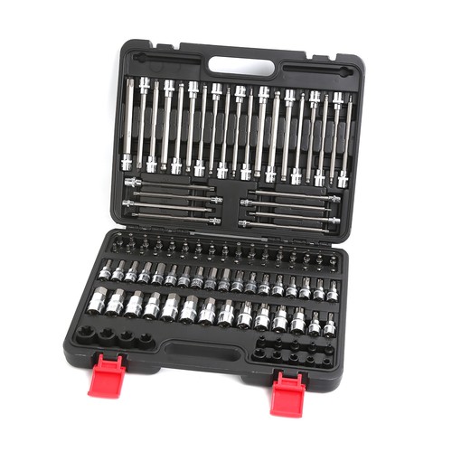 107pcs 1 2 - 1/4", drive
