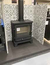FIREPLACE CHAMBER  - In ‘VINTAGE STYLE’ PORCELAIN GREY/WHITE TILE - RRP £499!