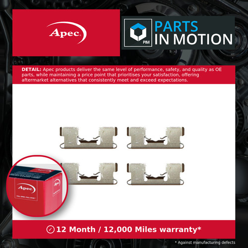 Brake pad fitting kit - fitting,