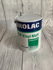 Brolac Matt White Paint Tin