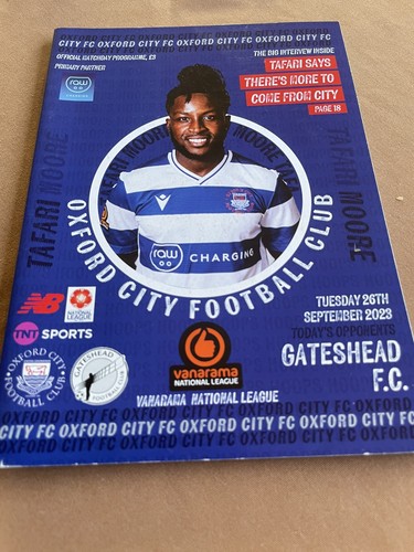 Oxford city gateshead - v,
