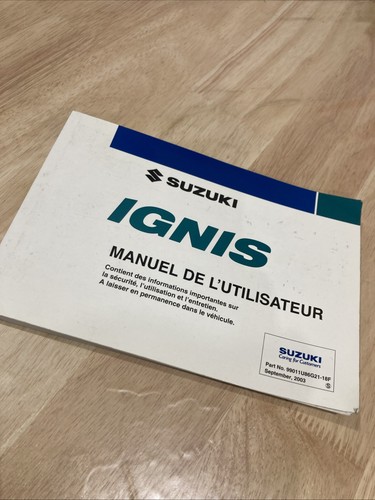Suzuki ignis 2004 owner - suzuki,