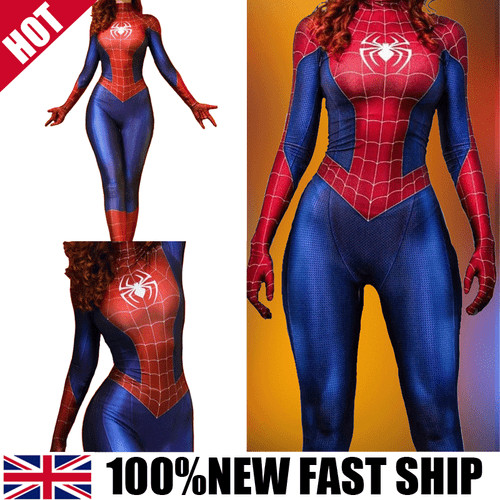 New red spider woman jumpsuit - spider-woman,