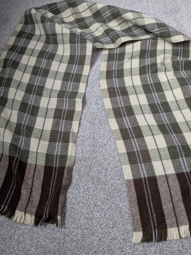 Vintage plaid scarf - plaid,