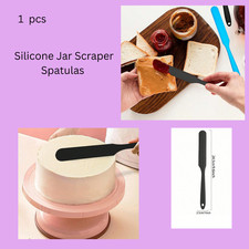 Silicone Jar Scraper Spatulas