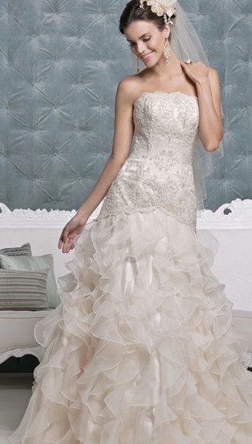 Ivory wedding dress - wedding, dress-sophia