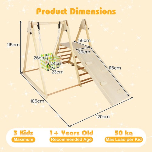 Indoor wooden playground - indoor,