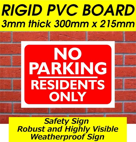 Parking residents only - no,